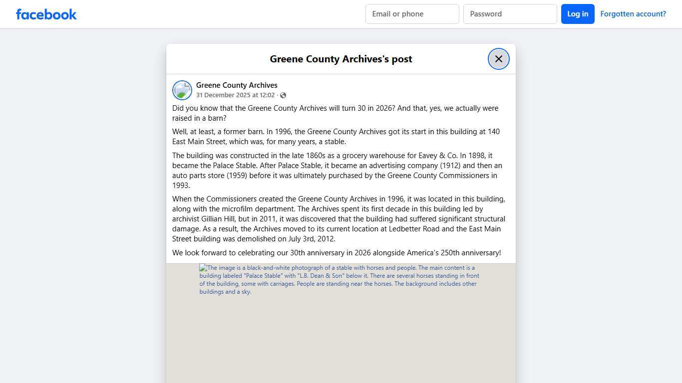 Did you know that the Greene... - Greene County Archives Facebook